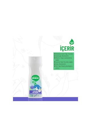 Siveno %100 Doğal Duş Sabunu Lavanta Kokulu Duş Jeli 6 Değerli Bitki Vegan 300 ML