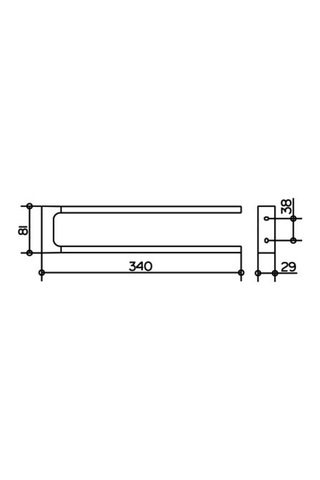 Keuco Edıtıon 11 Havluluk 34Cm Krom