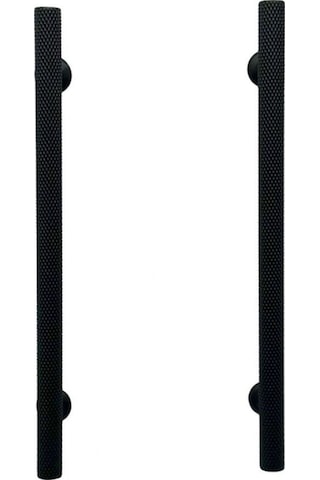 Mobilya Dolap Kulpu Mutfak Çekmece Kulpu Çizgili Dal Siyah 192 Mm 19,2 Cm 5 Adet