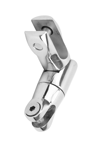 Tekne Çapa Fırdöndüsü. 8-10mm. Mafsallı Çift Haraketli. Paslanmaz