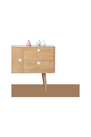 Modern Kalp Kulp Bebek Çocuk Genç Odası Çekmece Dolap Mobilya Kulpu 001