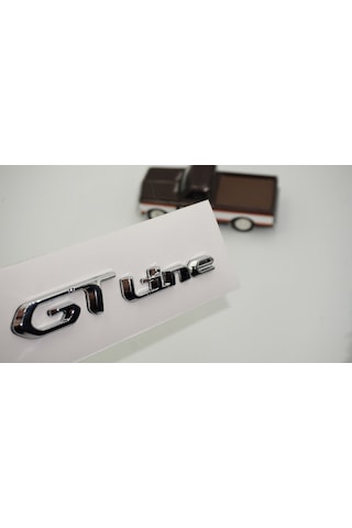Dk Tuning Gt Line Bagaj Krom Metal Yazı Logo Arma Peugeot İle Uyumlu Bagaj Arma
