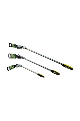 Nttools 72 Dişli Kilitli Mafsallı Ekstra İnce Uzun Cırcır Kollar 1/2"