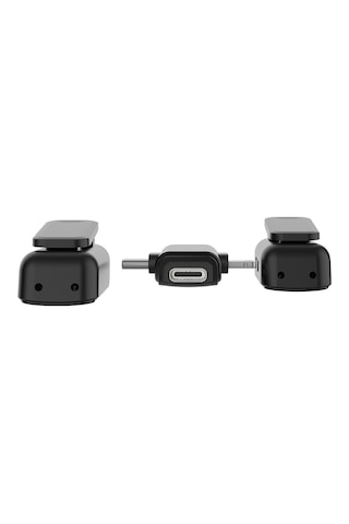 Lenyes Lm203 2in1 Type-c Ve Lightning Portlu Kablosuz Yaka Mikrofonu Siyah