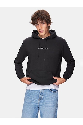 Ltb Yeraza Baskılı Kapüşonlu Sweatshırt 11258653660355 Siyah