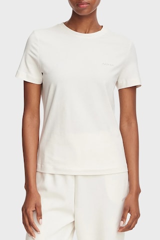 Guess Tracey Logolu Pamuklu Slim Fit Bisiklet Yaka T Shirt V6rı07j1314 Kadın T Shirt V6rı07 J1314 A138 Ekru