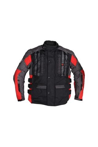 Venom Motosiklet Montu Tourex 4 Mevsim Ce Sertifikalı Touring Long Motor Mont Siyah-kırmızı