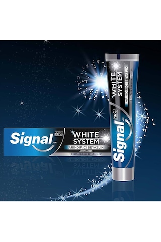 Signal White System Arındırıcı Beyazlık Aktif Karbon Diş Macunu 4 x 75 ML
