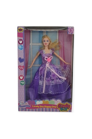 Büyüleyici Parti Bebeği Anlily - 02258 - Mor Lisinya