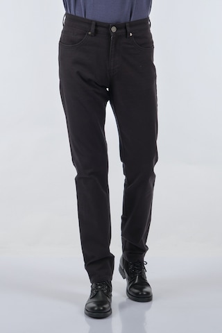 Legato Boru Paça Normal Bel Siyah Erkek Pantolon PNT24380 Siyah