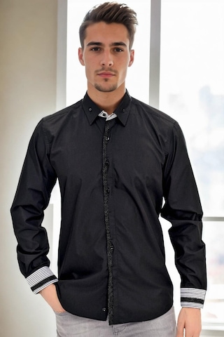 G960 Dewberry Gömlek-siyah Siyah