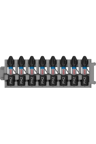 Professional Accessories Aksesuar 2608522324 8 Parça Tornavida Seti Yıldız Impact Control, 8 X Ph2 Uç Uzunluğu: 25