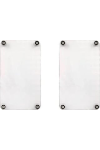 Takım Halinde Sis 20x30 Cm Kesme Tablası Ve 60x52cm Cam Ocak Koruyucu 4'lü Ocaklar