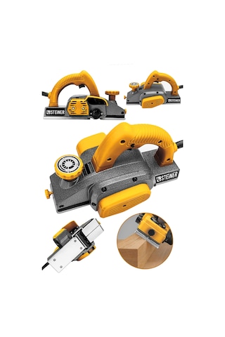 Steiner 3400 Watt Çift Bıçaklı Planya Rende Makinesi Sarı
