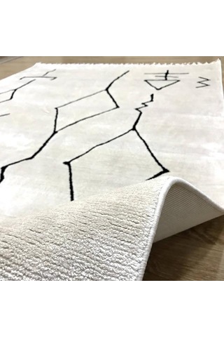 Hoom Rugs Casa 6002 Modern Salon Halısı Beyaz