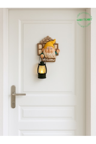 Fenerli Welcome Cücesi Dekoratif Kapı Ve Duvar Süsü Farklı Renk