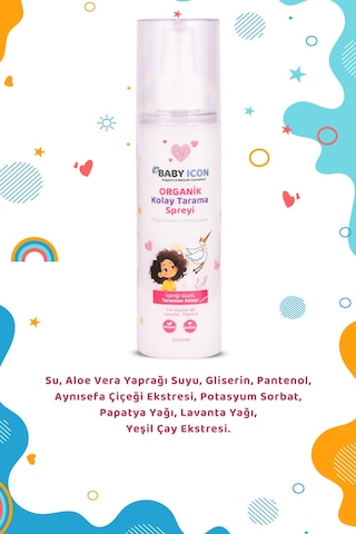 Baby Icon Kolay Tarama Spreyi  200 ML
