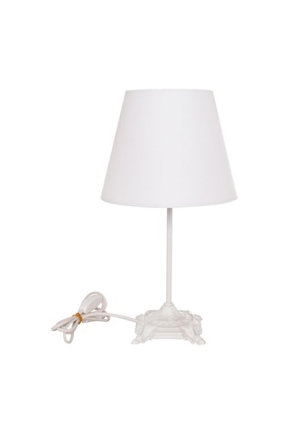 Doğu Abajur Beyaz Beyaz