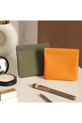 Ruj Kesesi Deri Kablo Düzenleyici Çanta Sızdırmazlık Paraları Tuşlar Organizatör Çantası