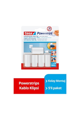 Tesa Powerstrips Kablo Klipsi