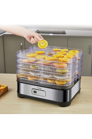 Mioji Mio Fd5 Ayarlanabilir Sıcaklıklı, 5 Raflı, Meyve, Sebze Ve Et Kurutma Makinesi