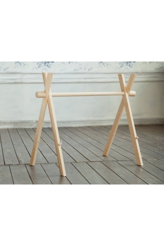 Mrt Ahşap Bebek Egzersiz Aleti Oyun Alanı Geniş Model