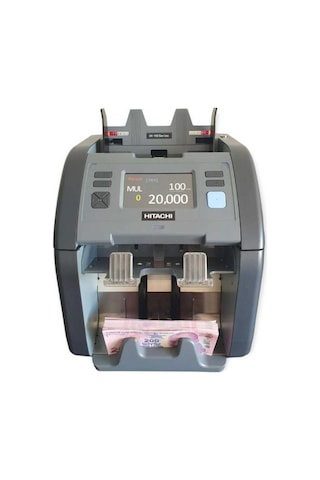 Hitachi I-hunter Ih-110 Iki Katlı, 20 Ülke Karışık Para Sayma Makinası