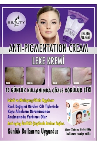 Beauty Face Pigmentation Leke Kremi