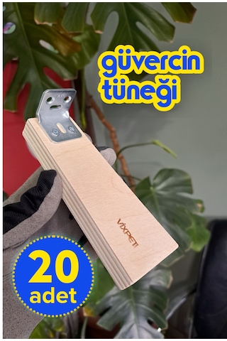 Vixpet Skynest Ahşap Güvercin Tüneği 14 cm 20 Adet Bekar Tüneği | Ahşap Tünek | Dinlenme Tüneği