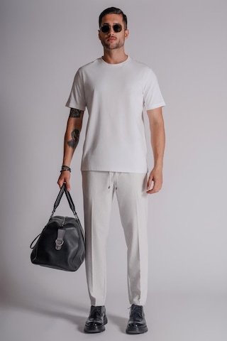 Braccas Erkek Yandan Cepli Beli Lastikli Slim Fit Chino Pantolon Açık Gri AÇIK GRİ Açık Gri