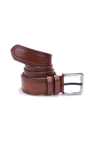 Dagoster DMK26-455 Taba 4.5 CM Suni Deri Erkek Kemer Taba