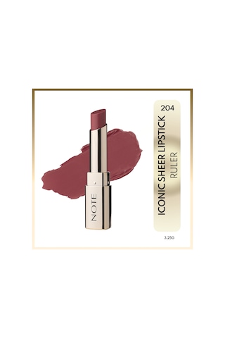 Iconic Sheer Lipstick Nemlendirici Parlak Ruj 204 Ruler - Pembe 204