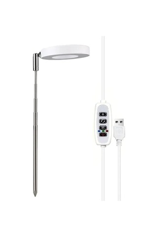 Hfambition Bitki Büyüme Lambası: 48 Led, 3 Renk Seçeneği, 10 Parlaklık Seviyesi, Zamanlayıcılı, 5v Güç Kaynağı Diğer