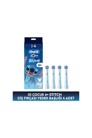 Oral-b Io Çocuk 6+ Stitch Diş Fırçası Yedek Başlığı 4 Adet