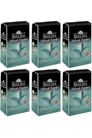 Beta Tea Yüksek Tepeler Siyah Dökme Çay 6 x 1 KG