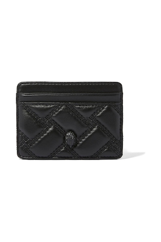 Kurt Geiger Kensington Drench Deri Kartlık 4 Kart Gözlü 9x7 Cm, Şık Ve Kompakt Tasarım Siyah