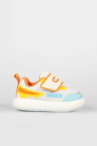 Vicco Melodic Işıklı Kız Bebek Beyaz/mavi Sneaker Beyaz - Mavi