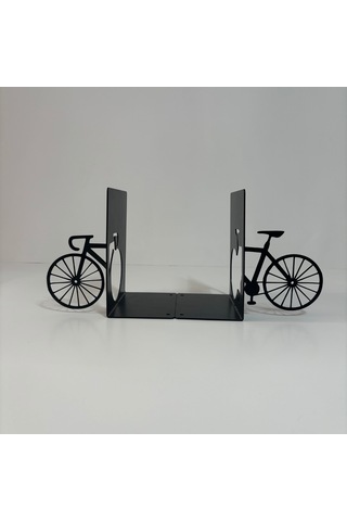Metal Bisiklet Figürlü Kitap Desteği Kitap Tutucu Ev Ve Ofis Deko