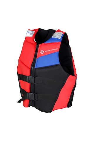 Freecamp Seashell Vest Can Yeleği-Kırmızı - Siyah