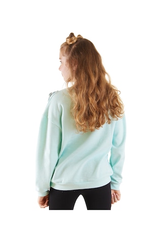 Denokids Mshb&g Çiçekler Kız Çocuk Mint Sweatshirt Çok Renkli