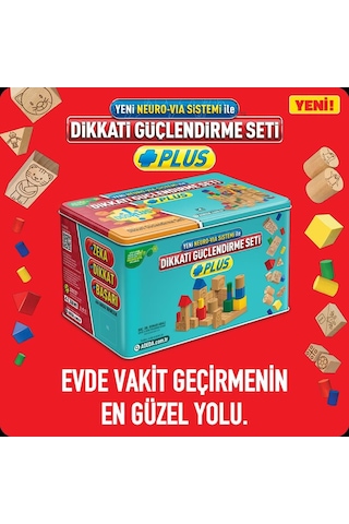 Dikkati Güçlendirme Seti Dgs Plus 5 Yaş Metal Kutu - Osman Abalı