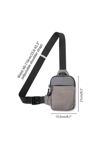 Erkekler Ve Kadınlar İçin Ayarlanabilir Omuz Askılı Su Geçirmez Göğüs Çantası, Mavi