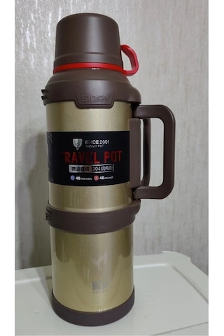 4 Litre Aile Boy Paslanmaz Çelik İSSİ Termos Dağcı Termos