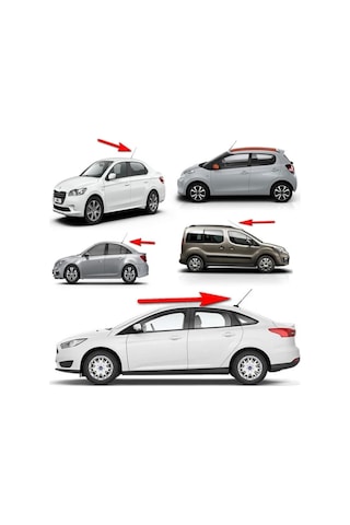 Ford Focus 3 Hb Çubuk Tavan Anteni Fiber Kaplama Kırılmaz