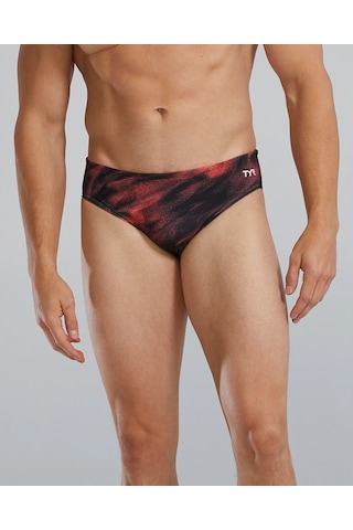 Tyr Durafast Elite Erkek Brief Mayo - Soren Siyah - Kırmızı