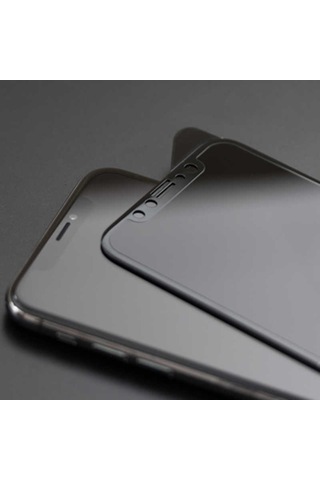 Apple Uyumlu iPhone Xs Max 6.5 - Xr 6.1 5D Privacy Hayalet Cam Ekran Koruyucu