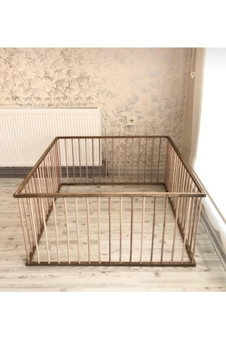 1 M2-70 Cm Yükseklik Ahşap Köpek Çiti Kapılı