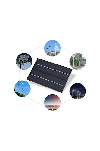 Konesam Yüksek Dönüşüm Oranı 3w 9v Güneş Paneli - Portatif, Dayanıklı, Ev Aydınlatması Ve Düşük Güçlü Cihazlar İçin Dıy