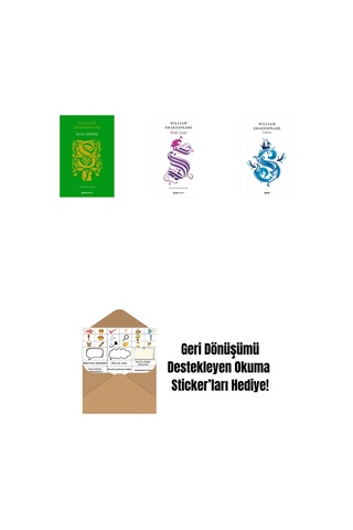 Kuru Gürültü Ciltli + Kral Lear + Bir Yazdönümü Gecesi Rüyası + Okuma Sticker'ları