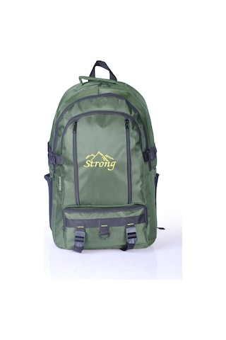 Sr-02 Dağcı 17-18.4 Inch Laptop Bölmeli Büyük Boy Sırt Çantası,dağcı Çantası,seyahat Kamp Çantası Haki